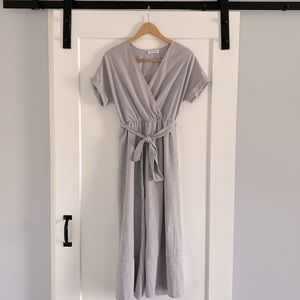 Ces Femme Striped Wide Leg Jumpsuit